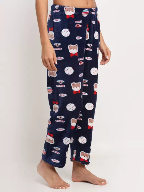 Ladies casual printed warm Pajama (Pk of 2)