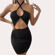 "Purely Femme" Elegant Black Intimate Babydoll Dress