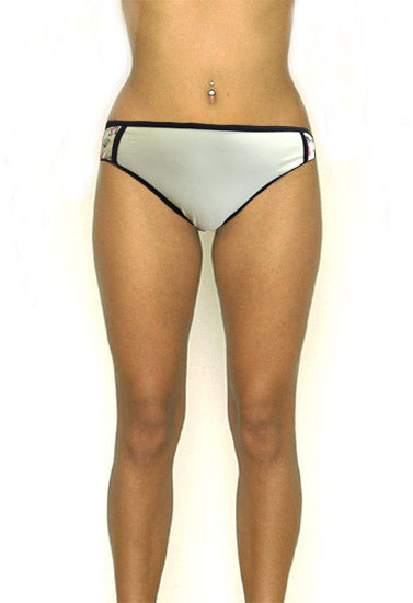 Hello Bikini Lemon Yellow Black Piping XXL Bikini Brief + 1 Free Bra