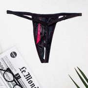 SOFT PARIS "Tease To Me Please"Black Lacy G-String