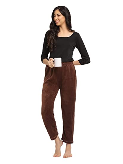 Womens Winter Cozy Warm Soft Fleece Pajama Pack of 2