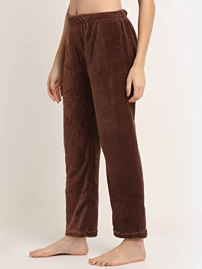 Womens Winter Cozy Warm Soft Fleece Pajama Pack of 2