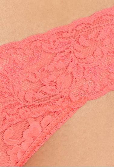 ♥ Full Floral Lace Thong Panty - Purely Femme
